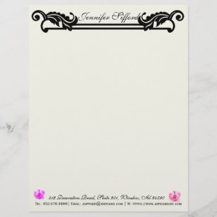 Eleganter Innenarchitekt Personalisiert Letterhead Briefbogen