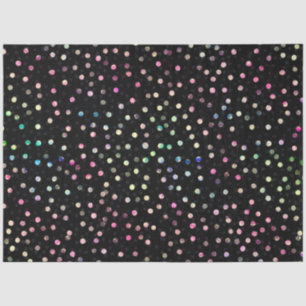 Eleganter irrisierender Glitzer weist ein schwarze Seidenpapier