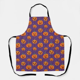 Eleganter Jack O' Lanterns Schürze