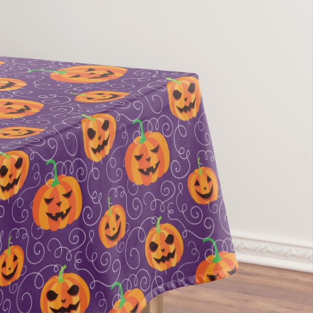 Eleganter Jack O' Lanterns Tischdecke (Beispiel)
