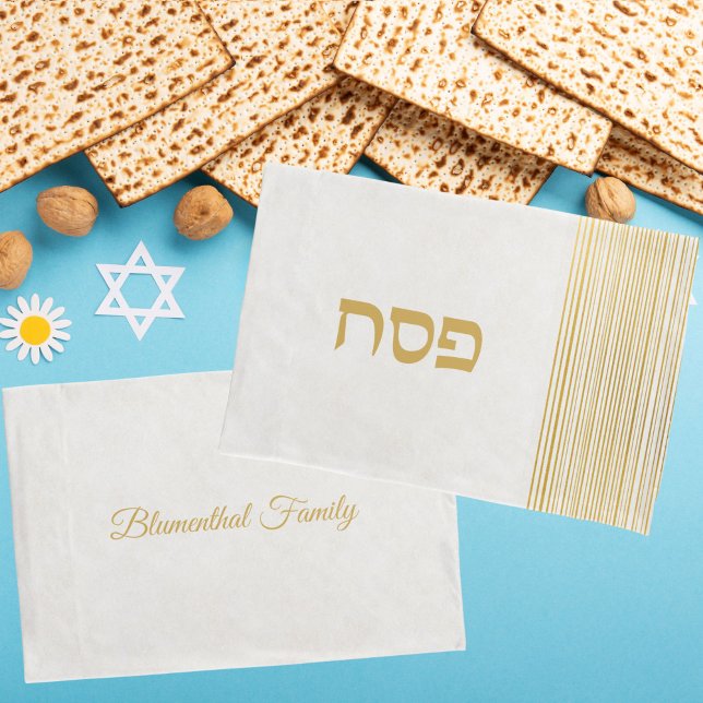Eleganter jüdischer Urlaub Hebräisch Pesach Pessac Kissenbezug (Von Creator hochgeladen)