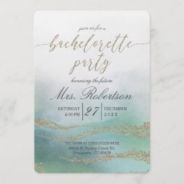 Eleganter Junggeselinnen-Abschied Einladung