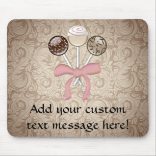 Eleganter Kakao-Damast-Kuchen-Pop Mousepad