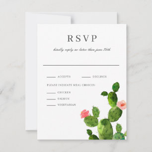 Eleganter Kaktusgarten   Antwort zur Hochzeitseinl Einladung