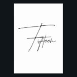 Eleganter kalligrafischer Hochzeitstisch 15 Tischn Tischnummer<br><div class="desc">Diese eleganten,  minimalistischen trendigen Tischnummern der Hochzeit zeichnen sich durch eine schlichte kalligraphische,  schwarze Schrift vor weißem Hintergrund aus. Wird jedes Hochzeitsthema. Tischnummern von 1 bis 20 verfügbar,  Karo aus Elegant Schwarz-Weiß-Tischnummer Collection in meinem Geschäft Wowweds.</div>