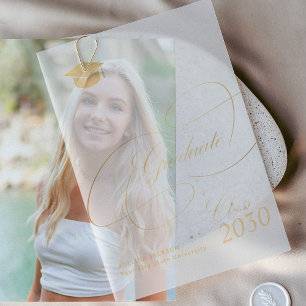 Eleganter Kalligraphieskriptkappe Abschluss