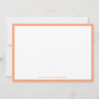 Eleganter kantaloupe Grenz Hinweis
