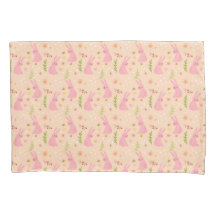 Eleganter Kissenbezug Aquarell-Ostern-Muster-|