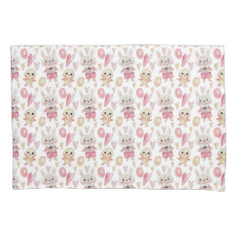 Eleganter Kissenbezug Aquarell-Ostern-Muster-|