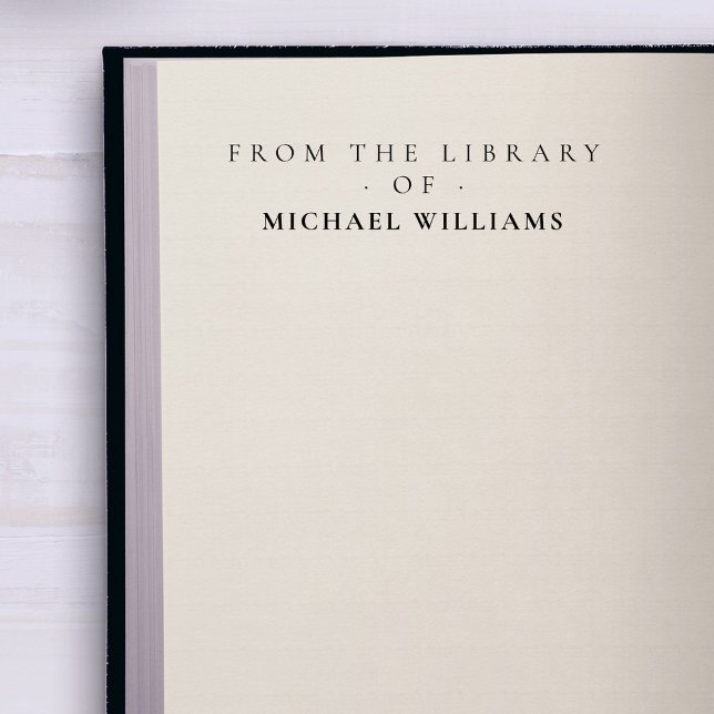 Eleganter Klassiker aus der Bibliothek des Individ Permastempel (Von Creator hochgeladen)