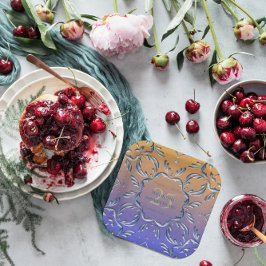 Eleganter Klassiker Extravagant 25. Hochzeitstag Pappteller