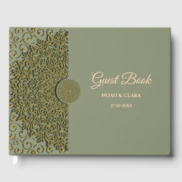 Eleganter Klassiker Mandala G Gästebuch