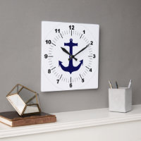 eleganter klassischer Blue Anker in stilvollem Wei