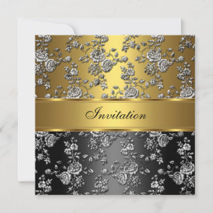 Eleganter, klassischer Goldschmied mit gehobener B Einladung