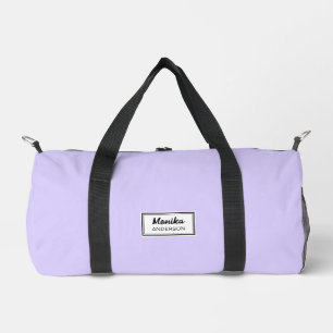 Eleganter klassischer leichter Lavendel Duffle Bag
