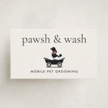 Eleganter klassischer mobiler Hundefriseur