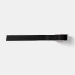 Eleganter klassischer Solid Black 1,5 Zoll Satin R Satinband