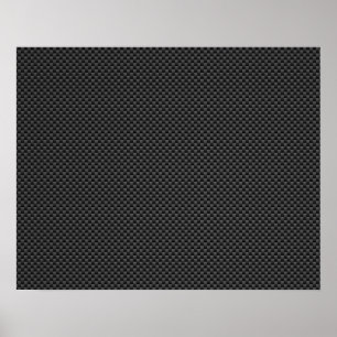 Eleganter Kohlenstoff-Faser-Art-Druck-Hintergrund Poster