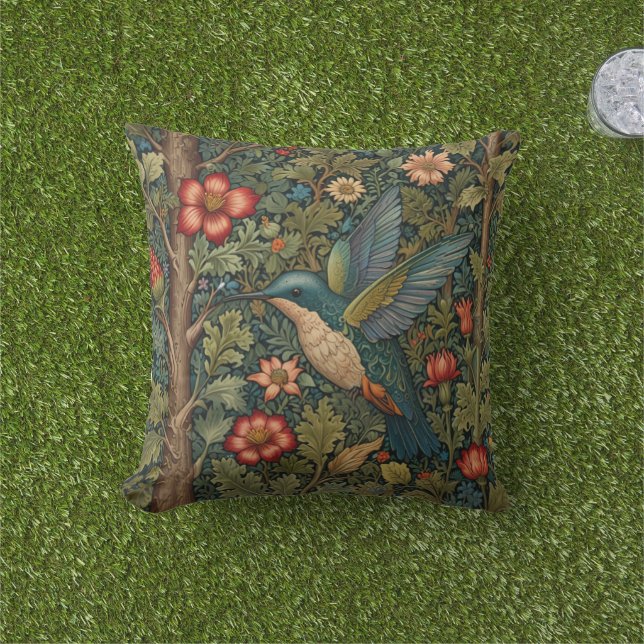 Eleganter Kolibris romantischer Boho-Chic Kissen (Golfball-Marker)