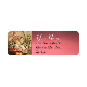 ELEGANTER KORB, HÜHNER, BLUMEN UND OSTEREIER