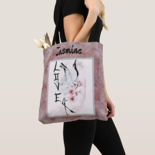 Eleganter koreanischer Kranich - Valentinische Lie Tasche