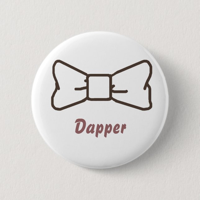 Eleganter Krawattenknopf Button (Vorderseite)