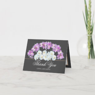 Eleganter Krokus-Girlande & Weiße Rosen Danke schö