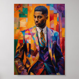 Eleganter, kultivierter Gentleman Harlem-Renaissan Poster