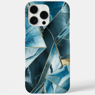 Eleganter Kupfer   Feminine Opulent Aquamarin Gold iPhone 16 Pro Max Hülle