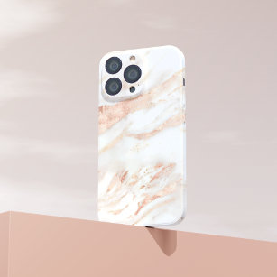 Eleganter Kupfer   Girly Rose Gold Marmor Case-Mate iPhone Hülle