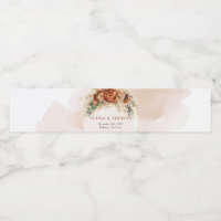 Eleganter Kupfer- und Bordeaux-Blume