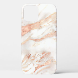 Eleganter Kupferstich-Rose Goldmarmor Case-Mate iPhone Hülle