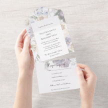 Eleganter Lavendel, Elfenbeinblume & Blauer Blüten