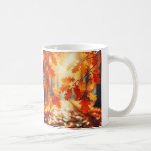 Eleganter Leaf Design Cup Kaffeetasse (Rechts)