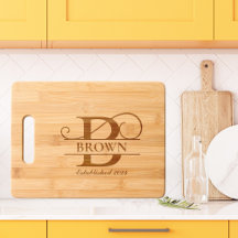 Eleganter Letter B Monogramm Personalisierter Fami