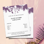 Eleganter, Lila Blumensalon Flyer<br><div class="desc">Elegante, saubere Flyer-Vorlage für Schönheitssalon (Haare, Schminken, Kosmetologe). Einfaches Design mit weißem Hintergrund und lila Blume. Bitte kontaktieren Sie uns, wenn Sie Hilfe benötigen, um dieses Produkt anzupassen.</div>