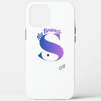 Eleganter lila Farbverlauf-Buchstabe S Monogramm-H Case-Mate iPhone Hülle