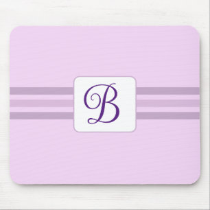 Eleganter Lila gestreifter Extravaganter Anfang Mousepad