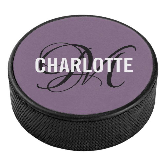 Eleganter lila Hockeypuck Eishockey Puck (3/4)