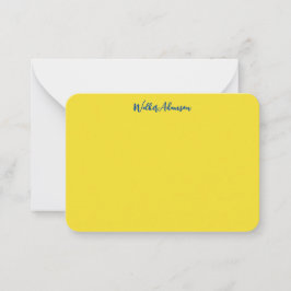 Eleganter, luxuriöser und schicker Name Mitteilungskarte