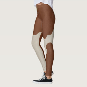 Eleganter Luxus-Kunstkuh-Leder Populäre Kollektion Leggings