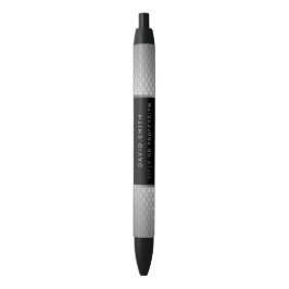 Eleganter Luxus Silbermetall Kugelschreiber