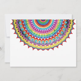 Eleganter Mandala-Rahmen Einladung
