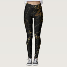 Eleganter Marmor, schwarz und gold