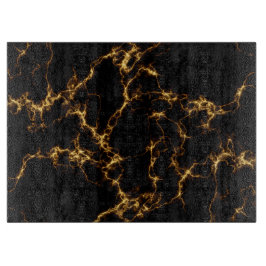 Eleganter Marmorstil3 - Schwarzes Gold Schneidebrett