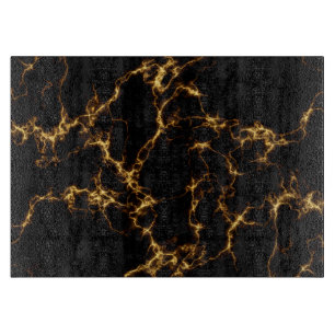 Eleganter Marmorstil3 - Schwarzes Gold Schneidebrett