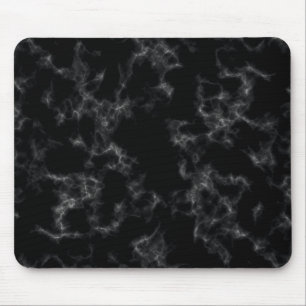 Eleganter Marmorstil - schwarz Mousepad