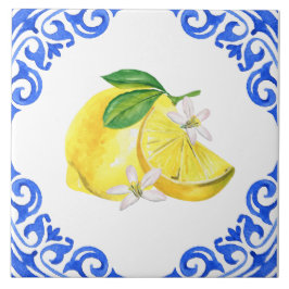 Eleganter mediterraner Lemon Fliese
