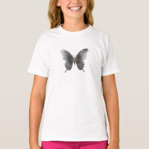 Eleganter Metal Butterfly Kids T - Shirt