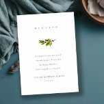 Eleganter Minimal Pine Branch Weihnachten gesegnet<br><div class="desc">Für weitere Anpassungen oder andere passende Artikel kontaktieren Sie mich bitte unter yellowfebstudio@gmail.com</div>